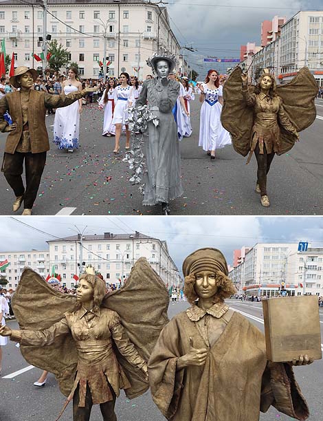 Youth Art Parade at Slavianski Bazaar in Vitebsk 