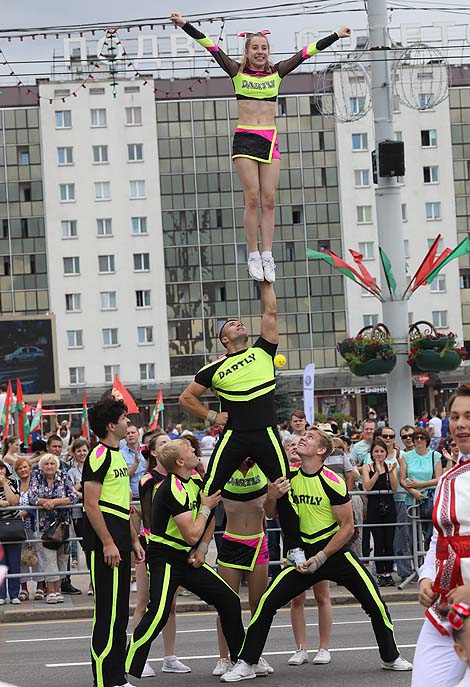 Youth Art Parade at Slavianski Bazaar in Vitebsk 