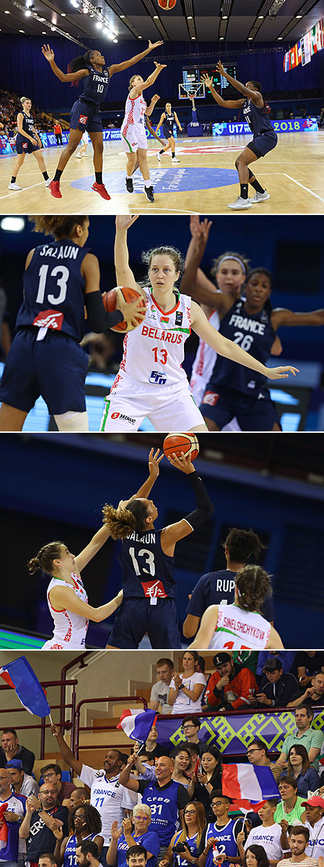 Чемпионат мира-2018 по баскетболу среди девушек: Беларусь – Франция (34:64) 