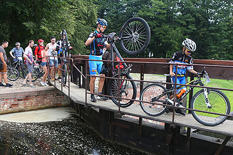 Susedzi bike marathon 2018 in Augustow Canal