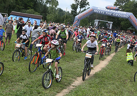 Susedzi bike marathon 2018 in Augustow Canal