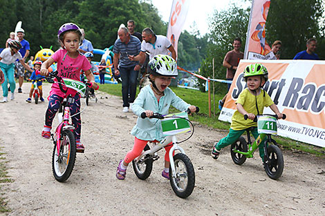 Susedzi bike marathon 2018 in Augustow Canal