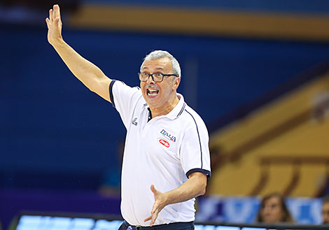 Главный тренер юниорской сборной Италии Роберто Риккарди