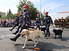 Парад МЧС, приуроченный к 165-летию пожарной службы Беларуси