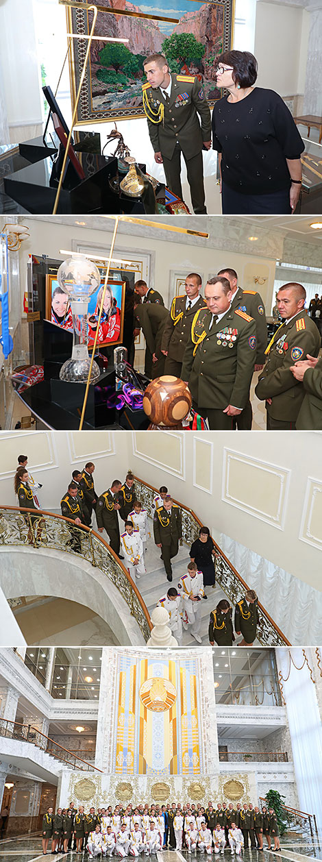 Сотрудницу МЧС позвали замуж во Дворце Независимости