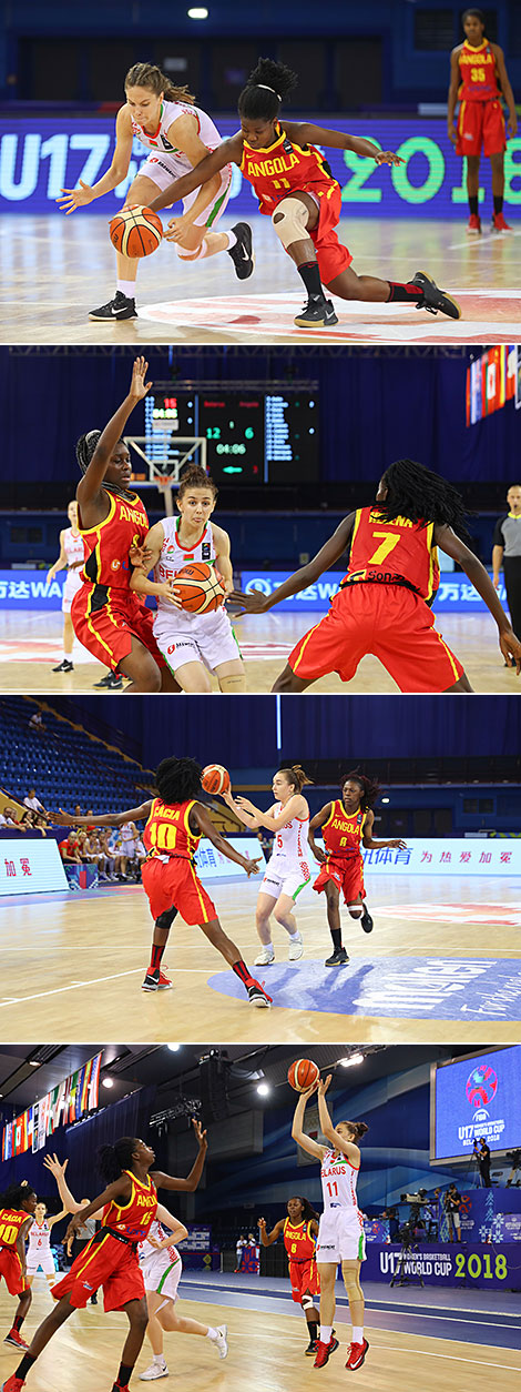 Чемпионат мира-2018 по баскетболу среди девушек: Беларусь – Ангола (58:70)