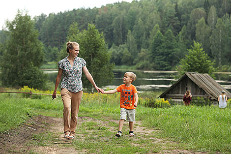 Actor Loran Lutskov stars as four-year-old Kupala