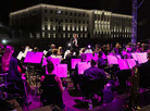 Night Symphony on the main city square 