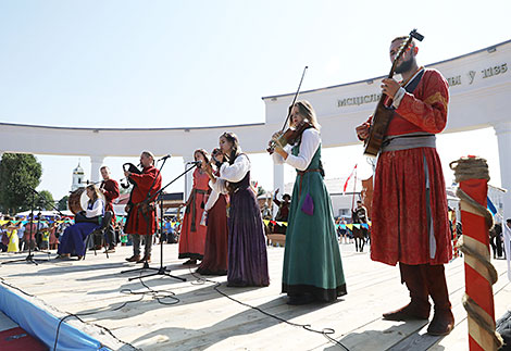 A medieval festival in Mstislavl
