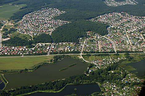 A bird’s-eye view of Grodno District