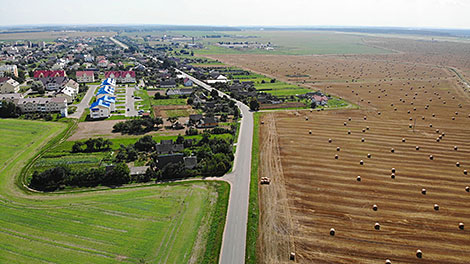 A bird’s-eye view of Grodno District