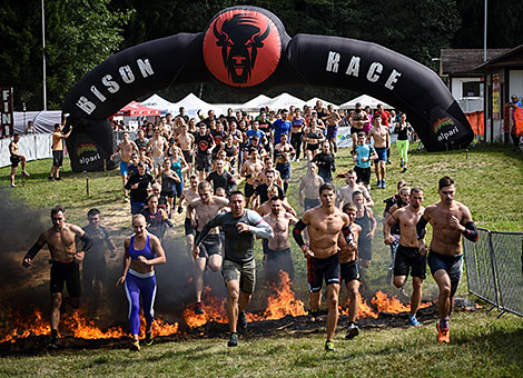 Спаборніцтвы Bison Race 2018 у Лагойскім раёне