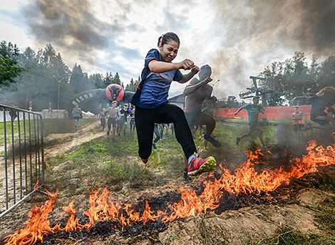 Спаборніцтвы Bison Race 2018 у Лагойскім раёне