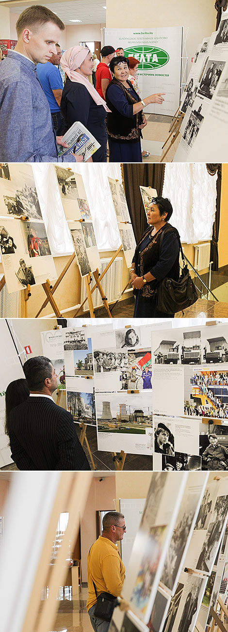 BelTA’s photo exhibition Moments of the Century at the Belarusian Written Language Day celebrations 