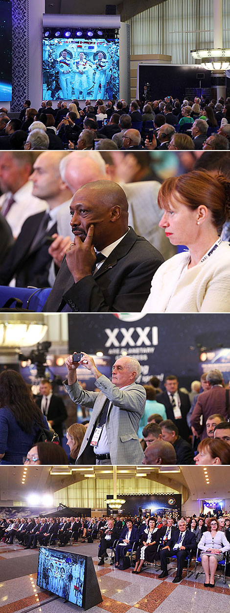 ISS crew hails participants, guests of ASE planetary congress in Minsk