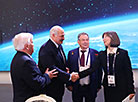 Alexander Lukashenko with participants of the congress