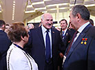 Alexander Lukashenko with participants of the congress