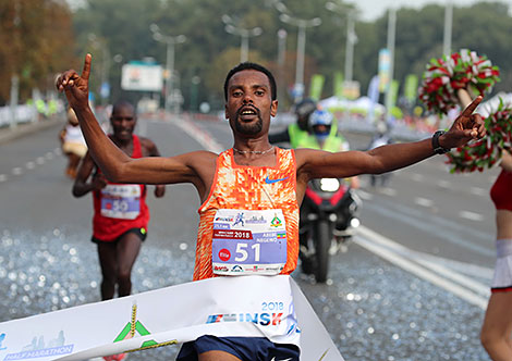 About 35,000 people took part in the Minsk Half Marathon 2018