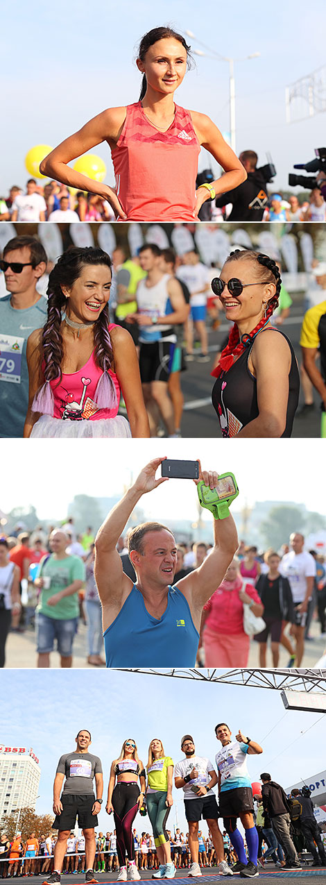 Minsk Half Marathon 2018: before the start of the 21.1km race