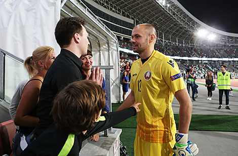 Goalkeeper Sergei Chernik