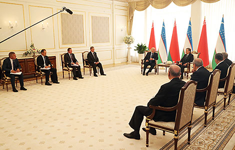 Narrow-format negotiations with Uzbekistan President Shavkat Mirziyoyev