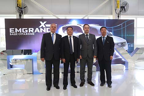 Прэзентацыя красовера Geely Еmgrand X7