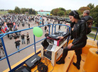 Bike festival near the Mound of Glory