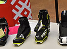 Exposition of sports equipment: Belarusian ski boots