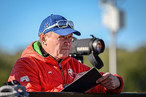 Senior coach of the men’s national team Oleg Ryzhenkov