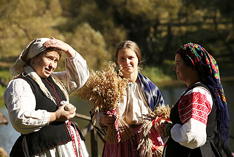 Harvest festival in Vyazynka