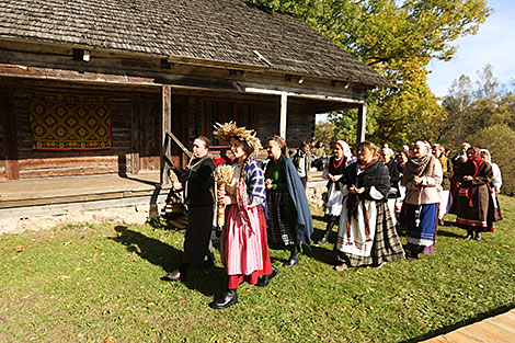 Harvest festival in Vyazynka