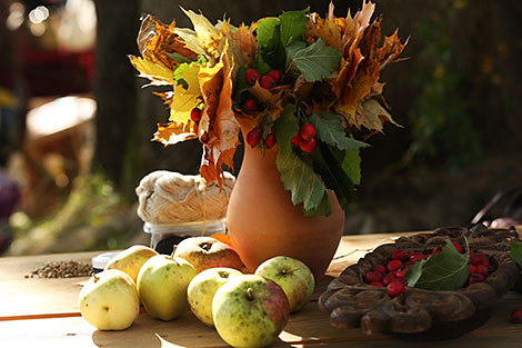 Harvest festival in Vyazynka