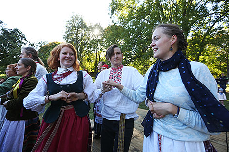 Harvest festival in Vyazynka
