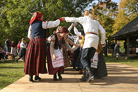 Harvest festival in Vyazynka