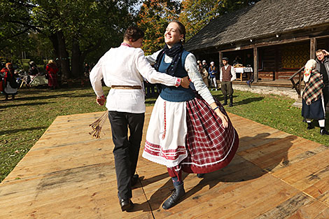Harvest festival in Vyazynka