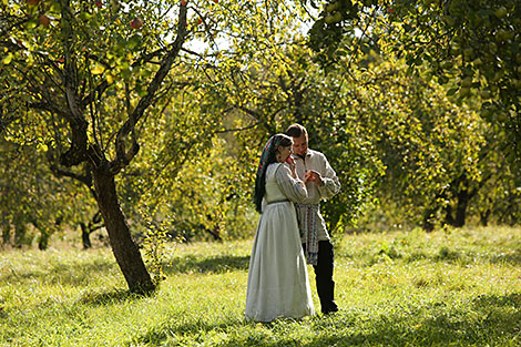Harvest festival in Vyazynka