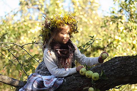Harvest festival in Vyazynka