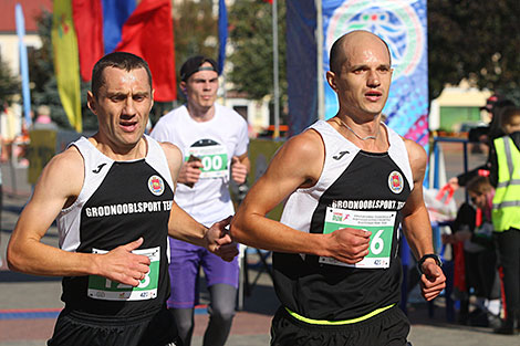 Победитель пробега Grodno Run 2018 Геннадий Верховодкин