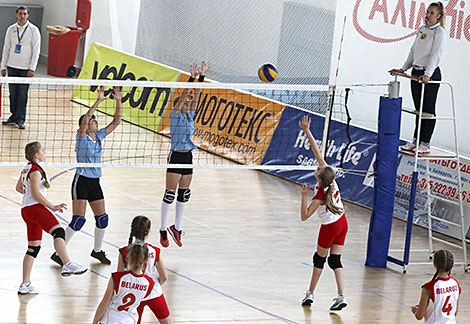 Соревнования по волейболу на спартакиаде Союзного государства 