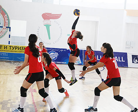 Соревнования по волейболу на спартакиаде Союзного государства 