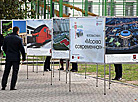 Modern Moscow photo exhibition in the Moscow courtyard in Mogilev