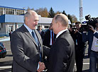 Vladimir Putin arrives in Mogilev for the 5th Forum of Regions of Belarus and Russia