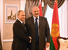 Vladimir Putin and Alexander Lukashenko  