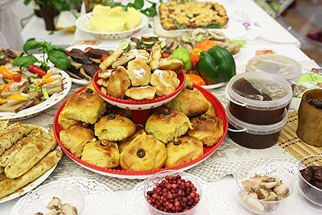 白罗斯传统菜在“旅游2018 ”国际展览会展出