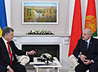 Belarus President Alexander Lukashenko met with his Ukrainian counterpart Petro Poroshenko