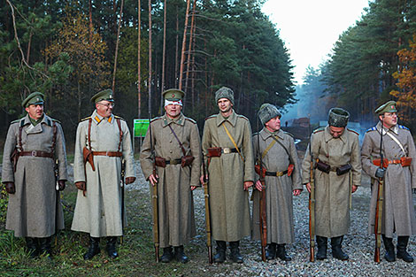 Рэканструкцыя ваенных дзеянняў Першай сусветнай вайны ў Смаргоні