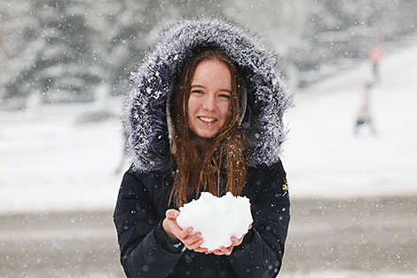 Зима на подходе: в Беларуси выпал снег