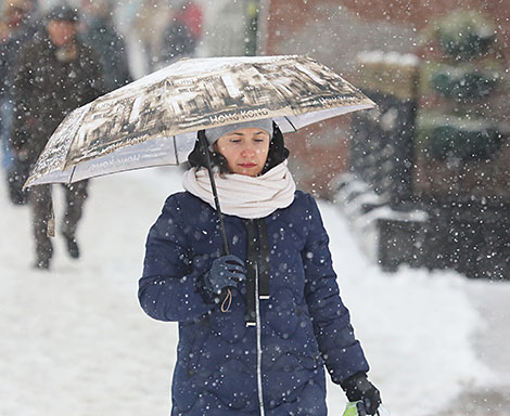 Снежное утро в Витебске