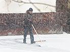 Снежное утро в Витебске