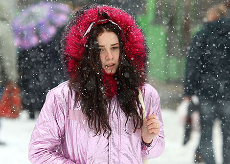 Снежное утро в Витебске